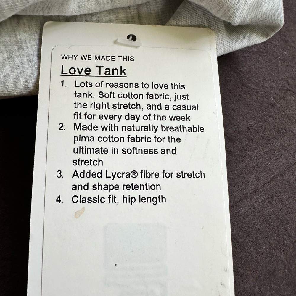 Lululemon Athletica Asymmetrical Gray Sleeveless Tank Top - Picture 9 of 9